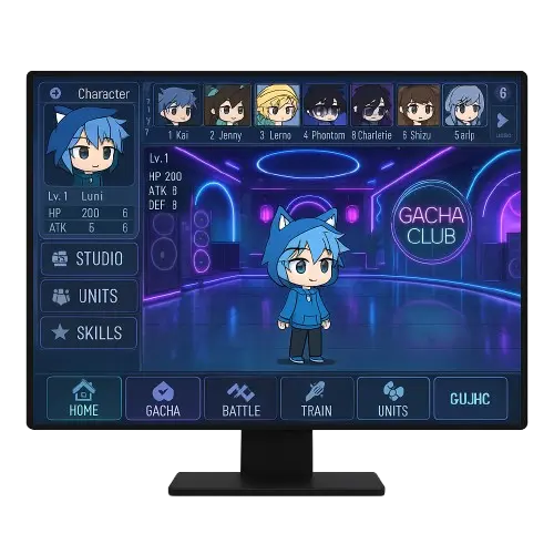 gacha club apk on pc