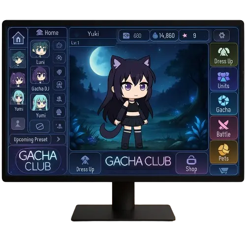 gacha club apk on pc