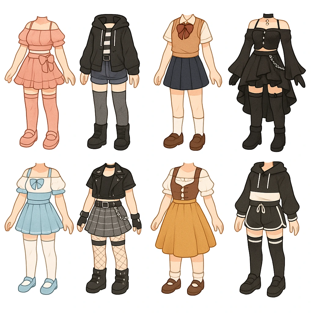 gacha art apk outfit